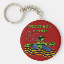 Petit pain de kayak de Whitewater Porte-clefs