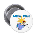 Petit pilote d'ours badges avec agrafe