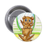 Petit rayon chien bouton pin's