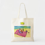Petit sac perdu près de la plage de raisin
