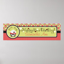Petite Madame Birthday Banner Posters
