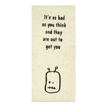 petite marque-page des IWW Double Carte