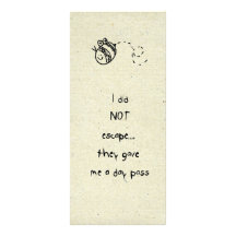 petite marque-page des IWW Motif Pour Double Carte