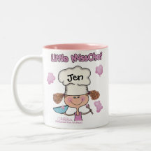 Petite Mlle Chef Personalize Mug