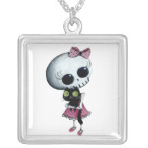 Petite Mlle Death - beauté de Hallowen Bijouterie