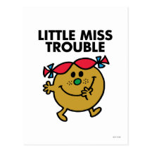 Petite Mlle Trouble Classic 2 Carte Postale