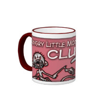 Petite tasse fâchée de club de singe