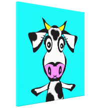 Petite toile de génisse impression sur toile