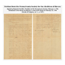 Petition from Pennsylvania Society for Abolition Photograph
