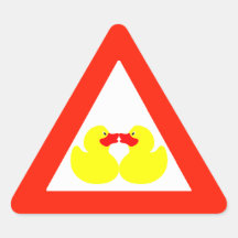Petits canards du jaune (tba) autocollants