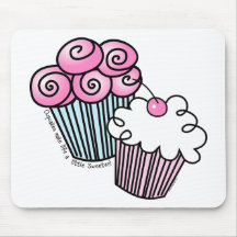Petits gâteaux doux tapis de souris