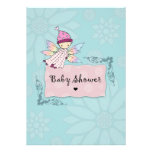 Petits invitations mignons féeriques de baby showe