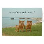 Petoskey Chairs (...time for a visit) Cards