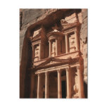 petra treasury khazneh postcard