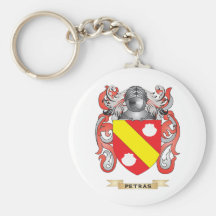 Petras Coat of Arms (Family Crest) Keychain