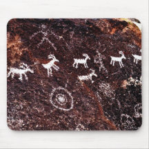 PETROGLYPHS NEVADA DESERT AMERICAN SOUTHWEST MOUSE PAD