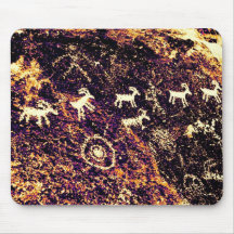 PETROGLYPHS NEVADA DESERT AMERICAN SOUTHWEST MOUSEPADS