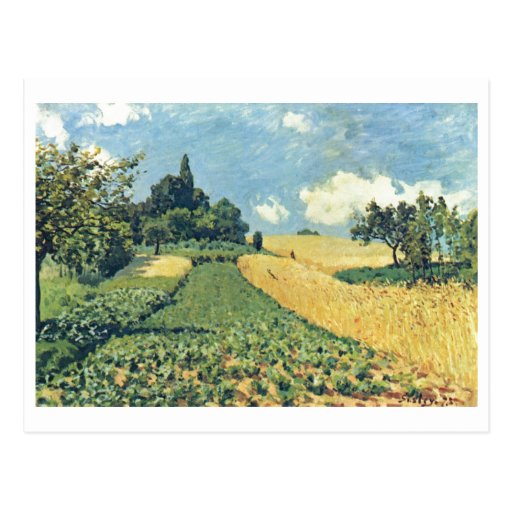 Pétrole d'Argenteuil 1873 de von d'Alfred Sisley - Cartes Postales