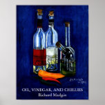 Pétrole, vinaigre, et piments posters