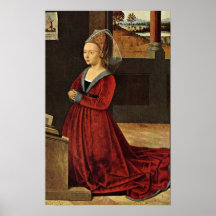 Petrus Christus - Kneeling Donor (detail) Poster