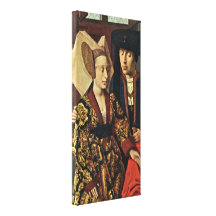 Petrus Christus - StEligius in his workshop Stretched Canvas Prints