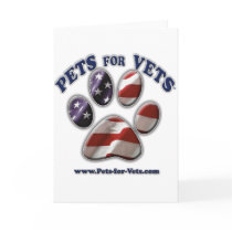 Pets for Vets www.pets-for-vets.com Card