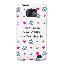 Pets Leave Paw Prints on Our Hearts Galaxy S2 Case