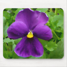 petunia mouse pad