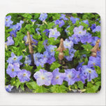 petunias in the garden mouse mat