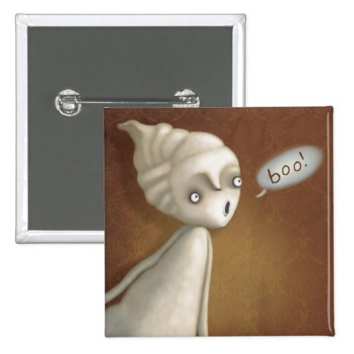 Peu de boutons de Halloween de fille de fantôme ! Pin's