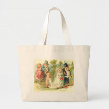 Peu de mariage porcin sac en toile
