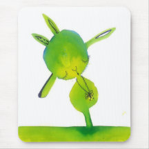 peu de munk vert de munkey tapis de souris