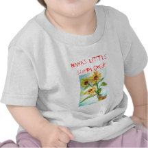 Peu de tournesol de Nana T-shirts