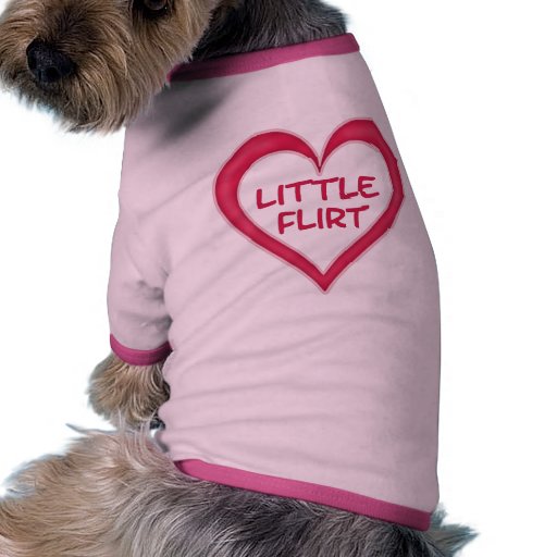 Peu d'habillement d'animal familier de flirt tee-shirt pour toutou