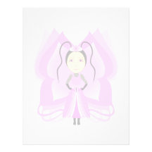 Pezzottaite Butterfly Princess Personalized Letterhead