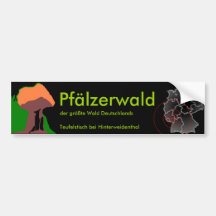 Pfaelzerwald 1 auto aufkleber
