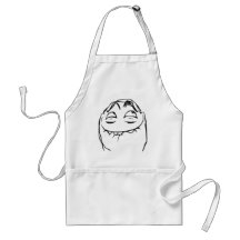 PFFTCH Laughing Rage Face Comic Meme Aprons