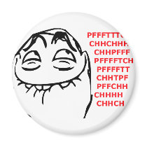 Pfftch Rage Face Magnets