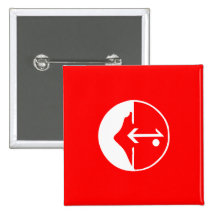 Pflp, drapeau politique de la Colombie Badge