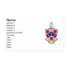 PGD Coat of Arms Business Card Templates