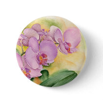 Phalaenopsis Orchid Flowers - Multi Pinback Button
