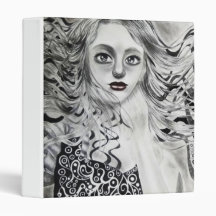 Phantom Girl Drawing Binders