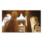 Pharaohnic Hieroglyphics, Karnak Temple picture Business Card Templates