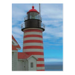 Phare de côte du Maine Carte Postale