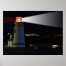 PHARE DE RIVIÈRE D'UMPQUA POSTERS