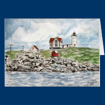 Phare Maine de Neddick de cap cartes
