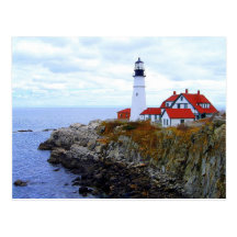 Phare principal de Portland, Maine, carte postale