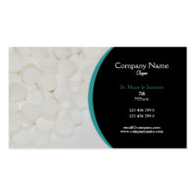 Pharmaceuticals tablets medical Practitioner's Business Card Template