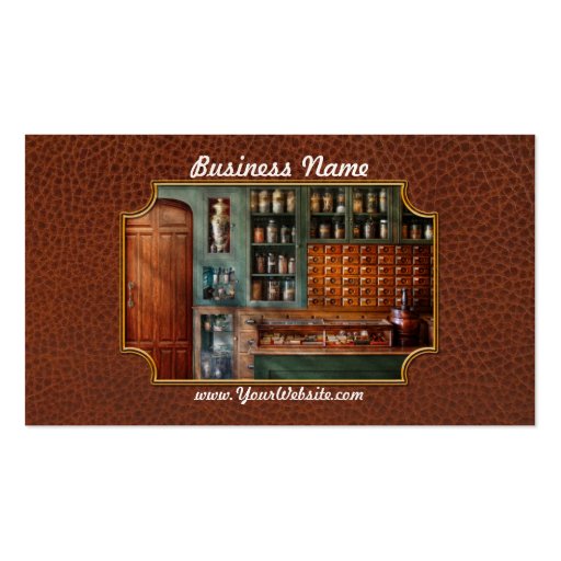 Pharmacie - médecine - remèdes pharmaceutiques modèles de cartes de visite