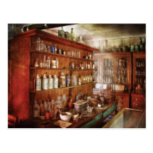 Pharmacien - dans les coulisses cartes postales